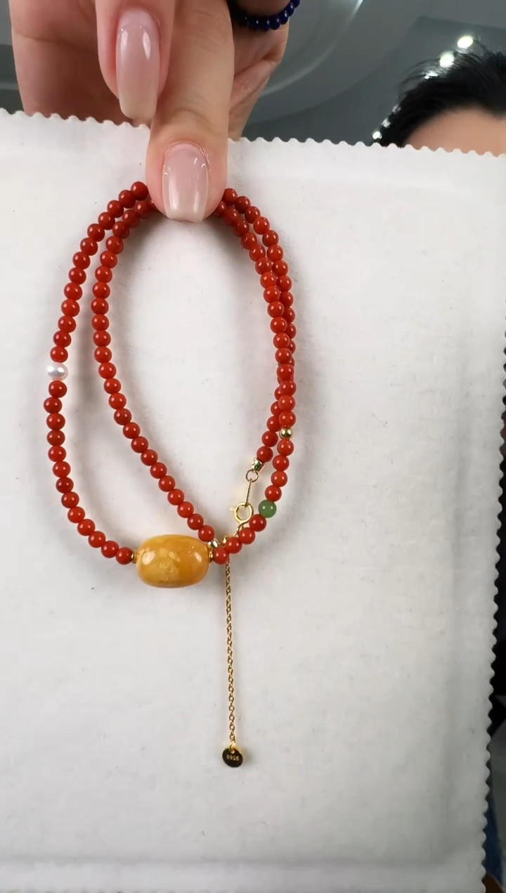 项链未镶嵌南红玛瑙A**c南红项链