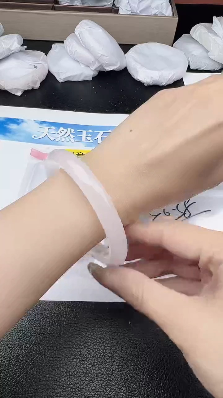 未镶嵌手镯石英质玉圈口 56 57