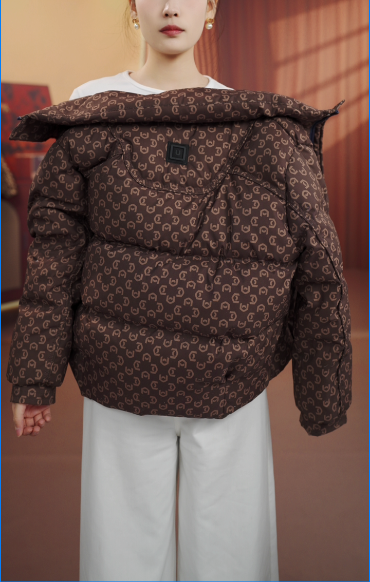 R0163（黑标羽绒）2025新款加厚保暖羽绒服