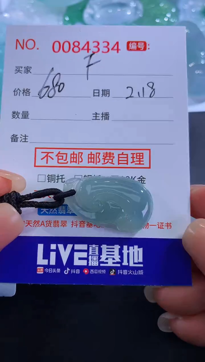 【闪购商品】翡翠颈饰未镶嵌！F