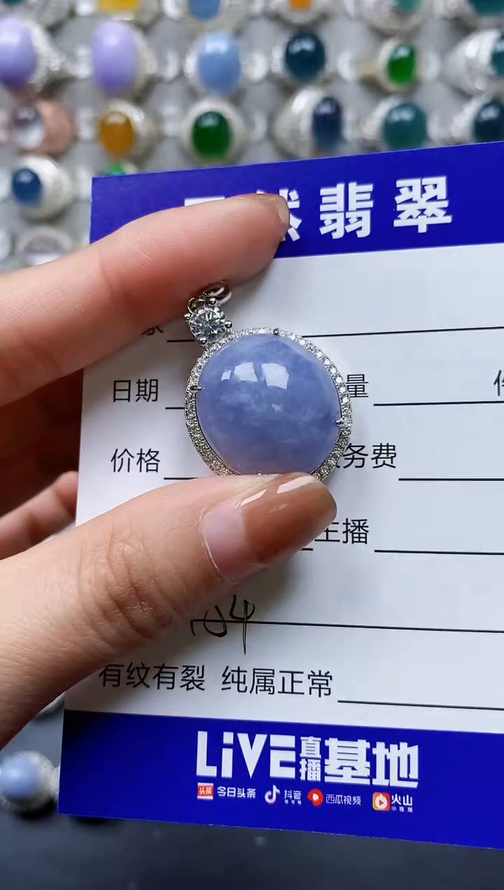 【闪购商品】翡翠颈饰银S925镶嵌0454