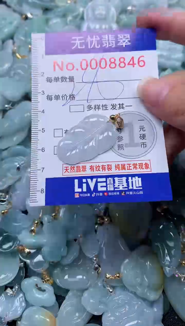 颈饰未镶嵌翡翠8846