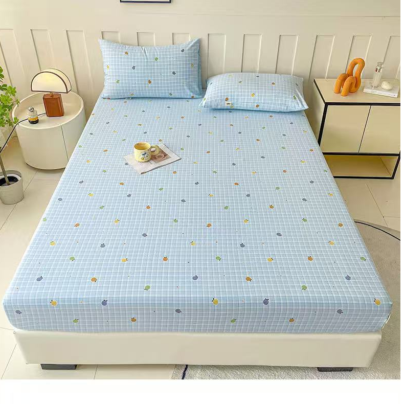 （171）亲肤加厚单人被套1.5*2米 （心想事橙-蓝）