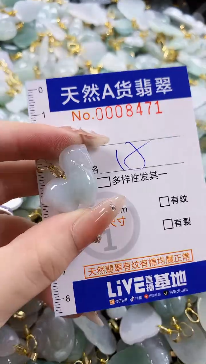 颈饰未镶嵌翡翠天然A货翡翠