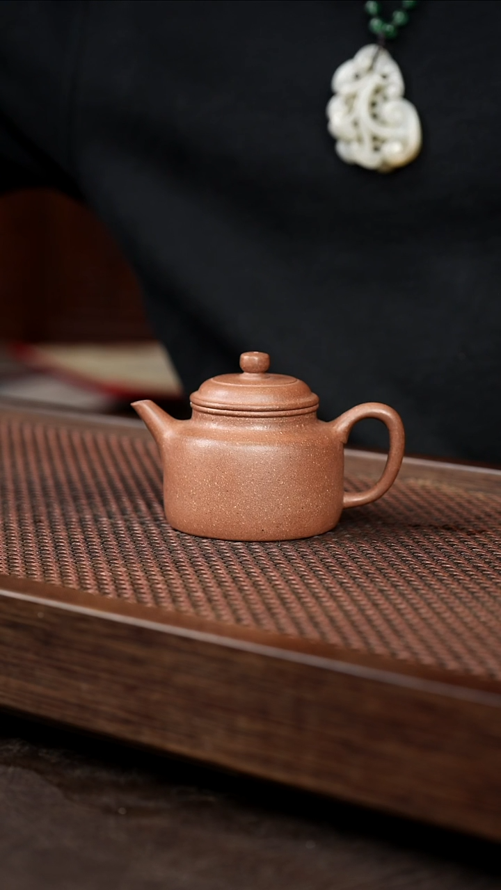 茶壶紫砂红黄泥剑流德钟