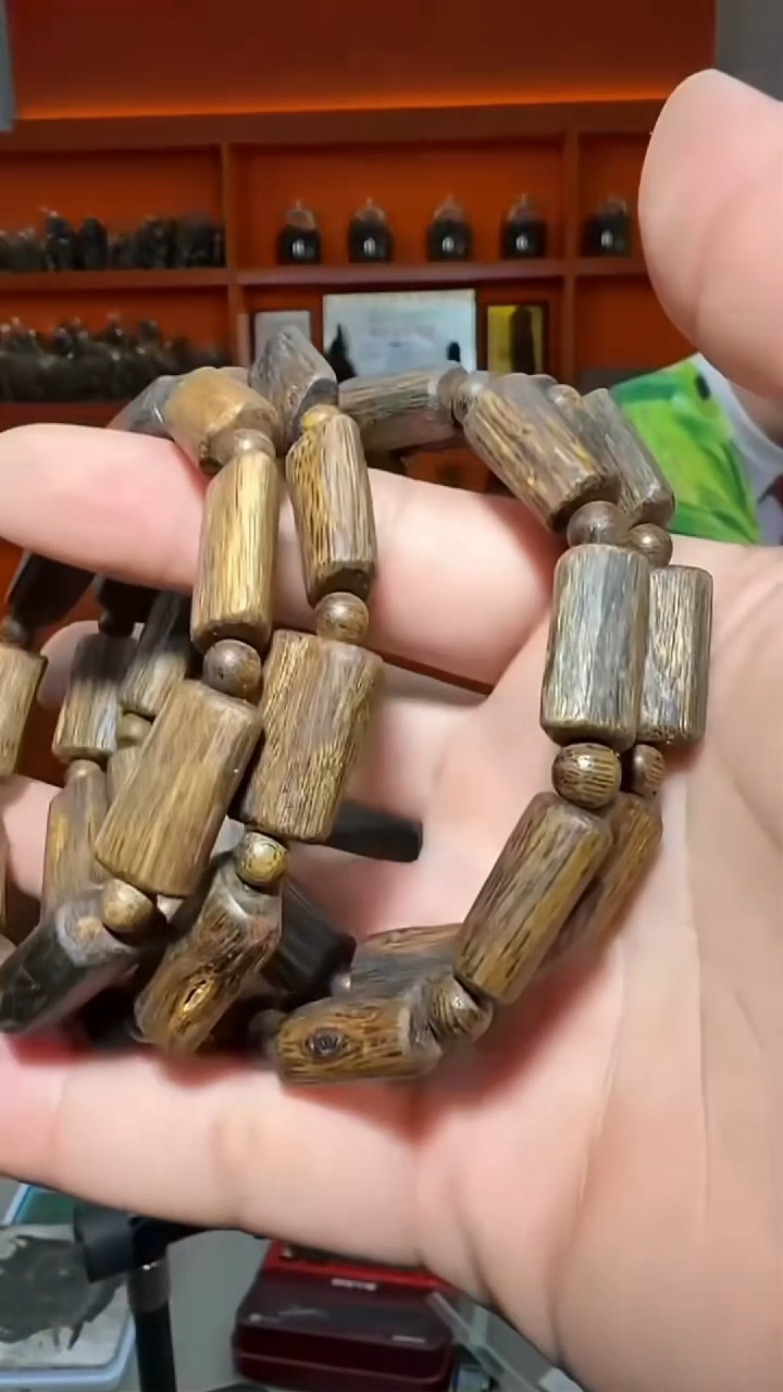 沉香手串58号单圈多样性发一