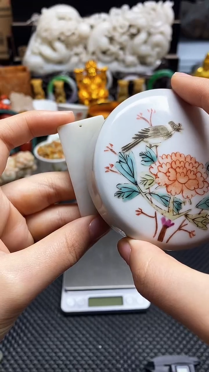 【闪购商品】瓷片瓷片瓷器 摆件1个