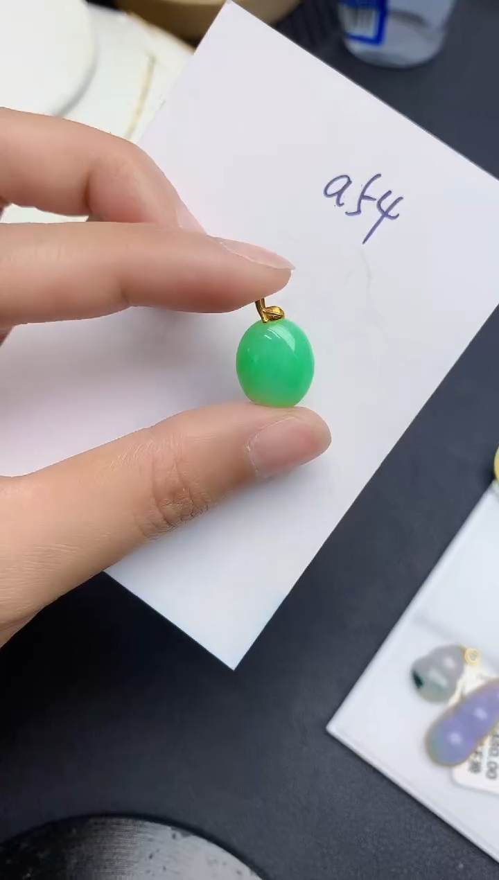 【闪购商品】翡翠颈饰18K金镶嵌000000000