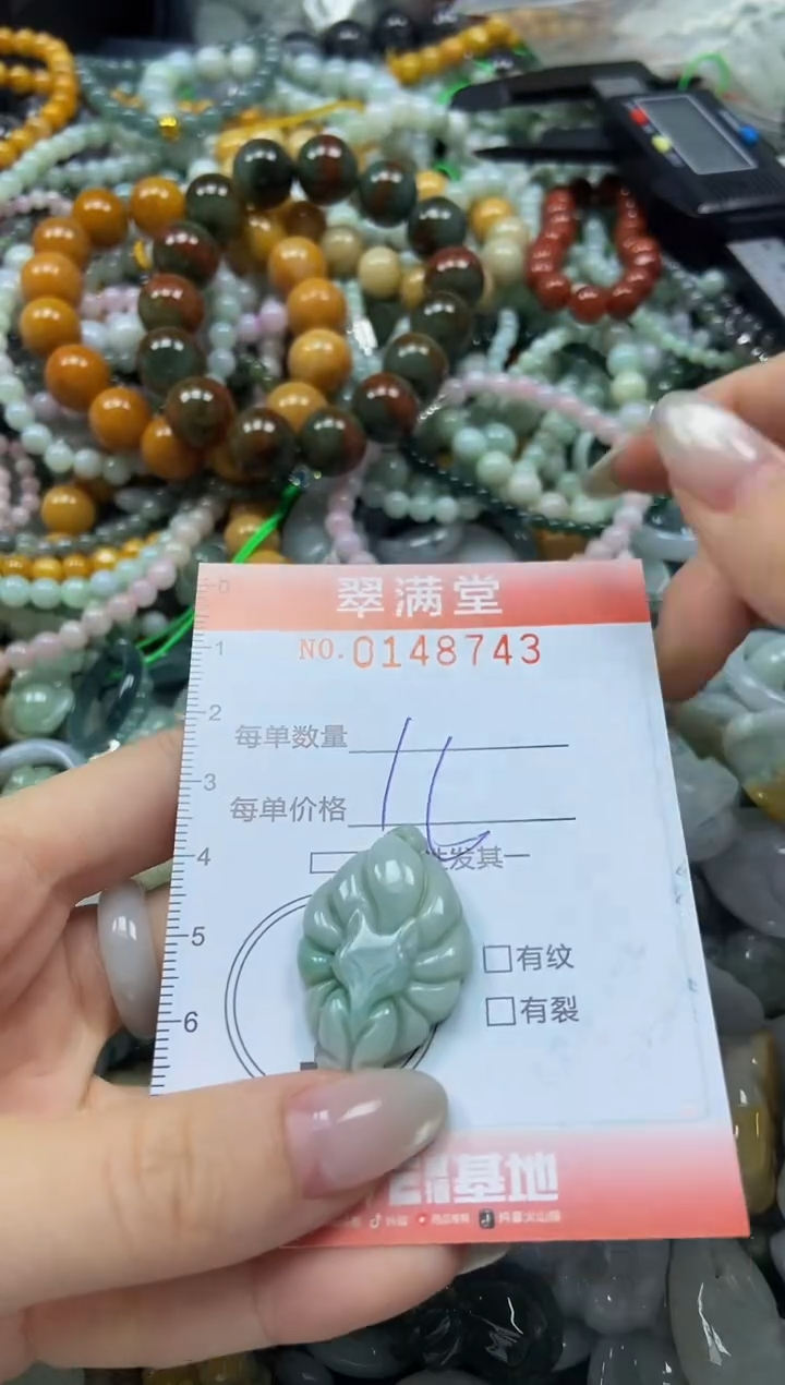 翡翠未镶嵌颈饰闪购0148743