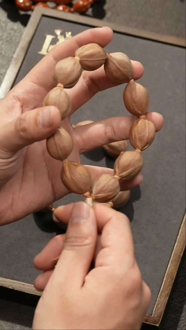 手串/手链橄榄核2.0南瓜珠素核