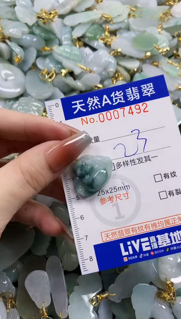 颈饰未镶嵌翡翠天然A货翡翠