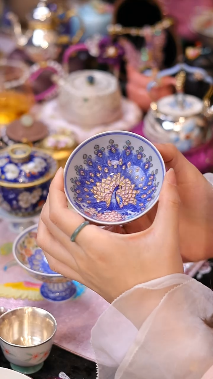 【闪购商品】摆件山怂阿卿直播间@@lx孔雀杯