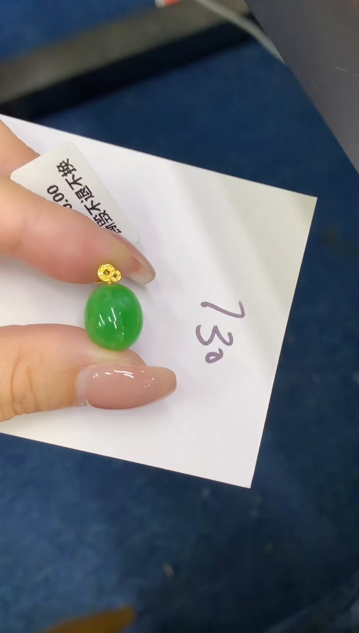 【闪购商品】翡翠18K金镶嵌颈饰00000000000