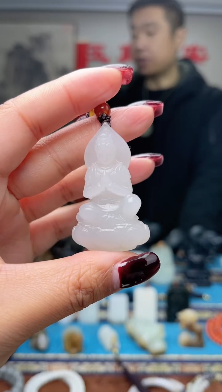 【闪购商品】和田玉挂件未镶嵌1