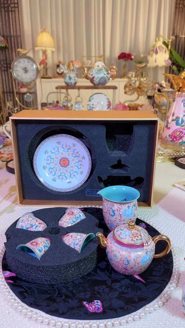 【闪购商品】瓷花开盛世-7头套装