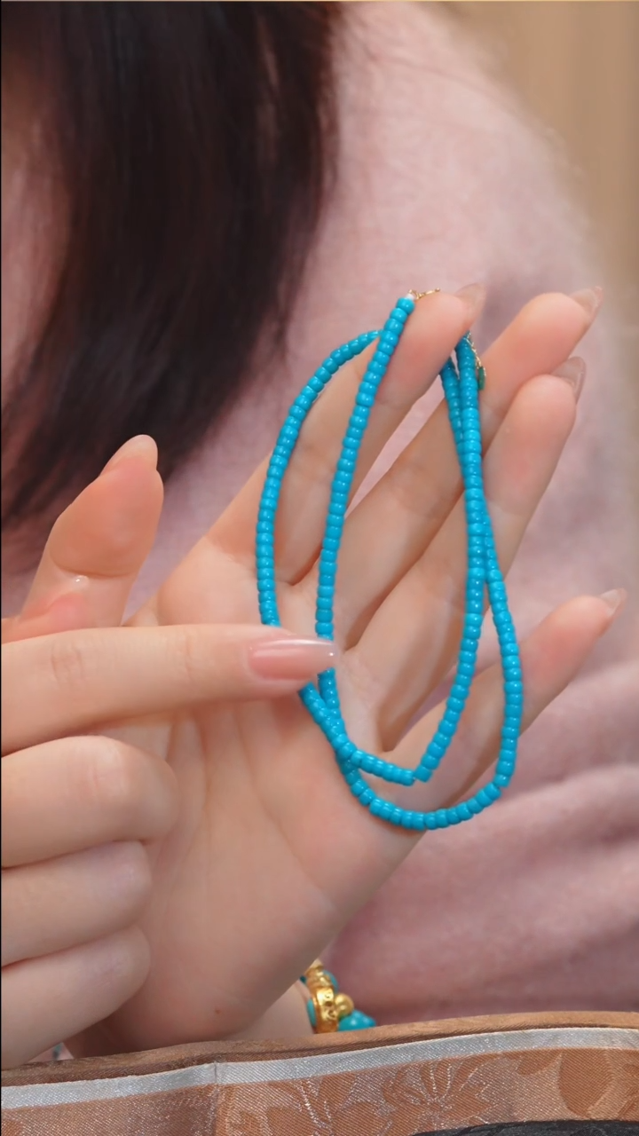 【闪购商品】绿松石项链18K金镶嵌多样性发 卡3@@H03161