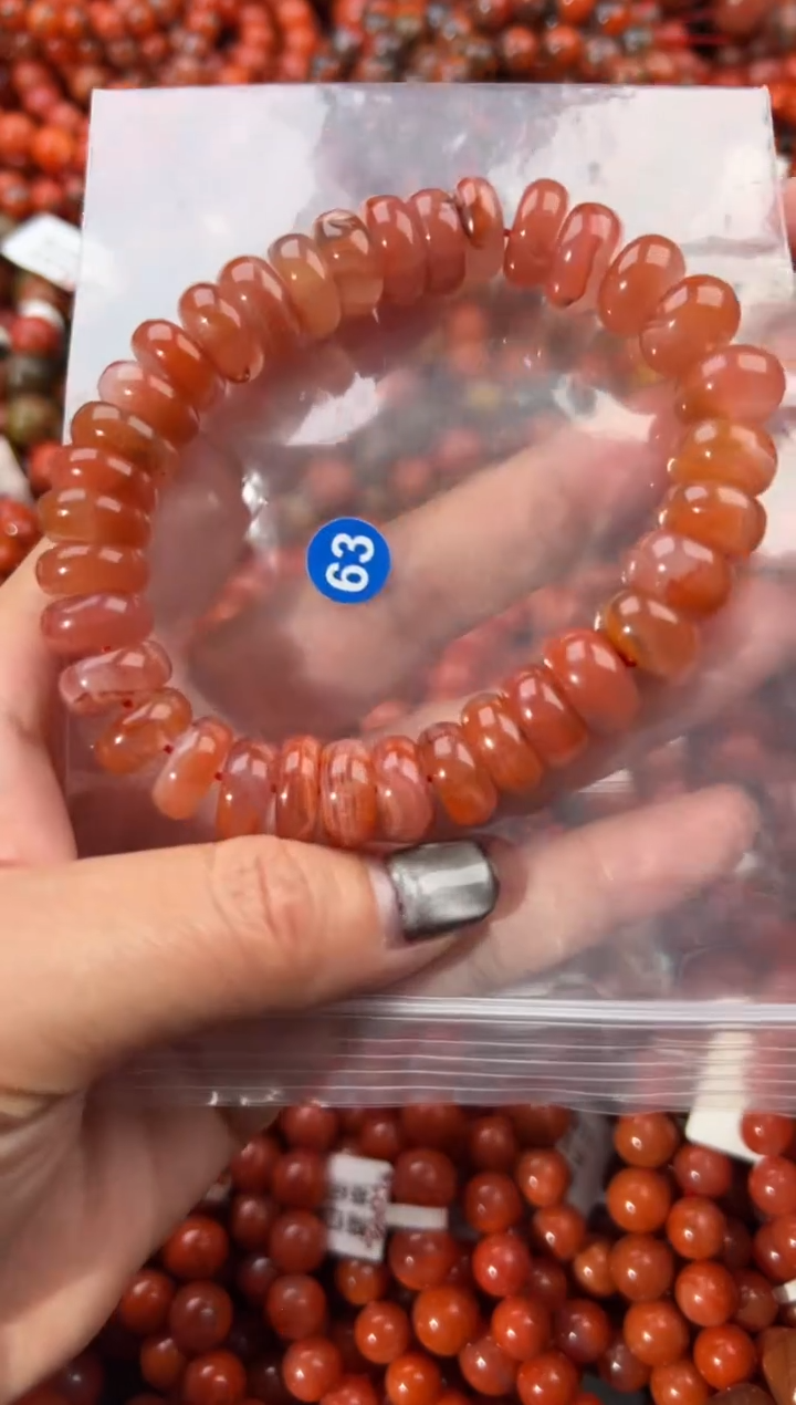 未镶嵌手串南红玛瑙12+