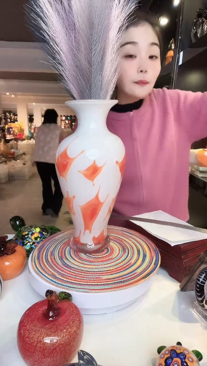 【闪购商品】茶盏琉璃摆件家居摆件