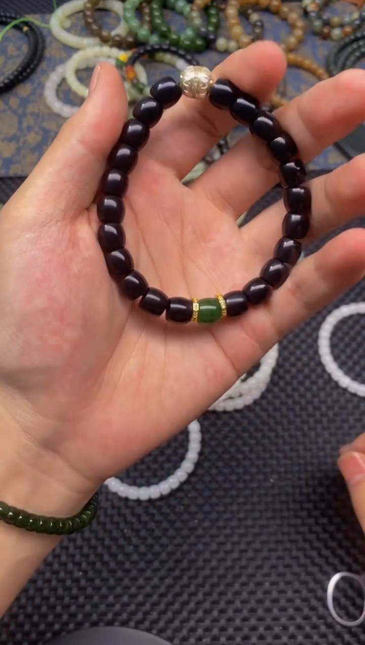 手链未镶嵌和田玉和田玉多样性，一对一发货00104