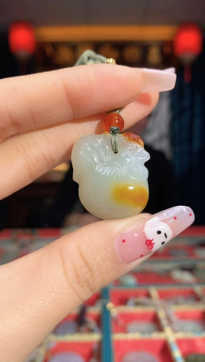 【闪购商品】和田玉颈饰未镶嵌鸡