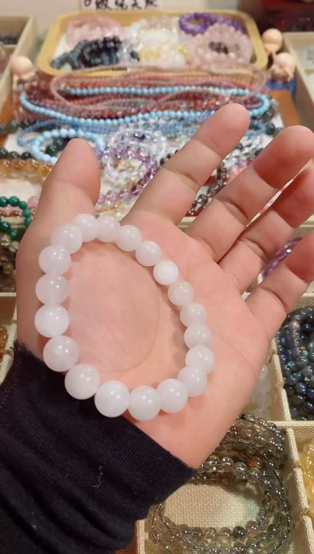 【闪购商品】水晶手链未镶嵌白兔毛10m+ (多样性发其一）