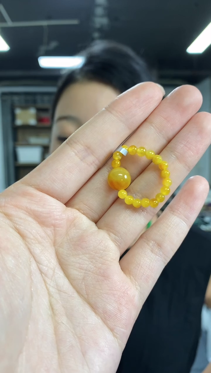 未镶嵌戒指翡翠闪购链接  多样性发其一颜色微差