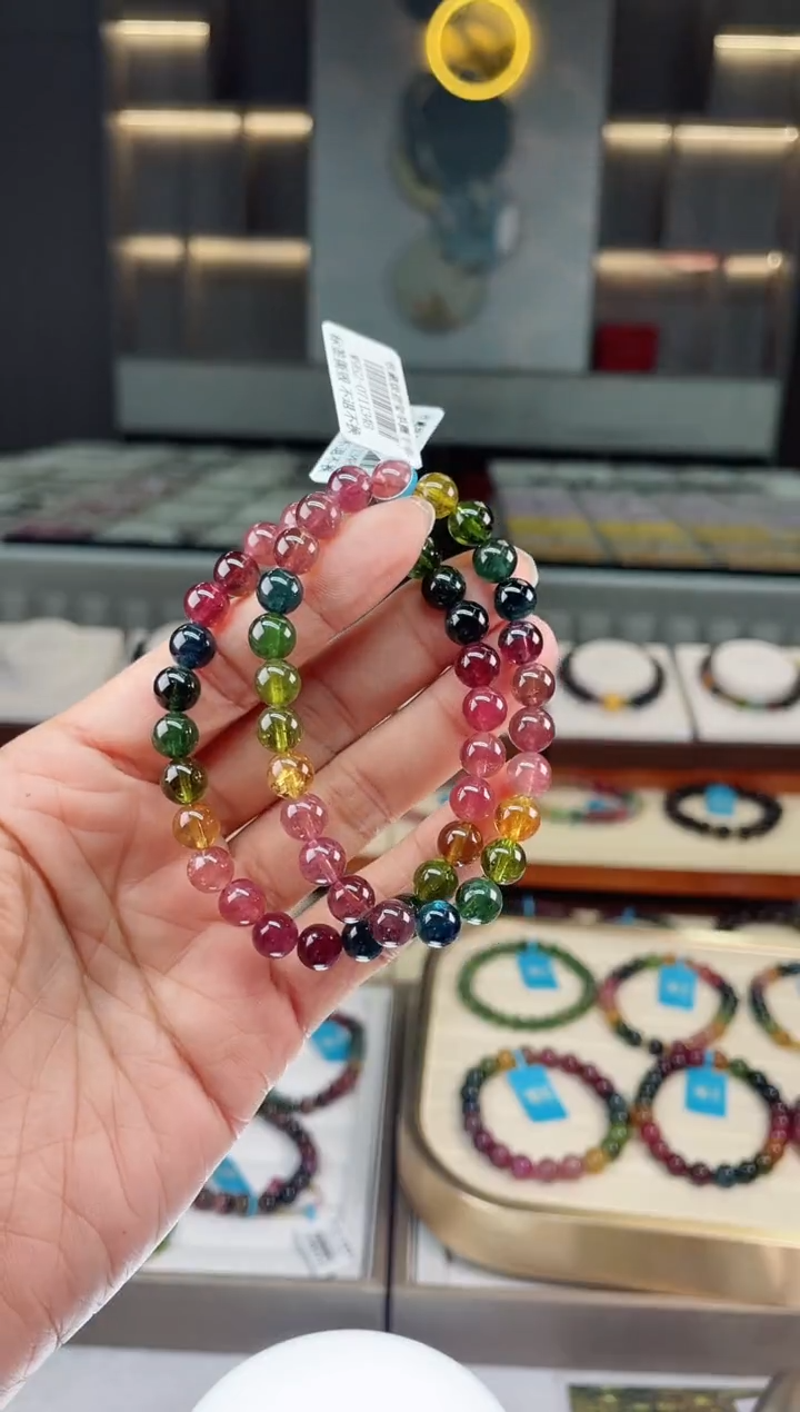 【闪购商品】碧玺单圈手串未镶嵌（多样性发一条）Q