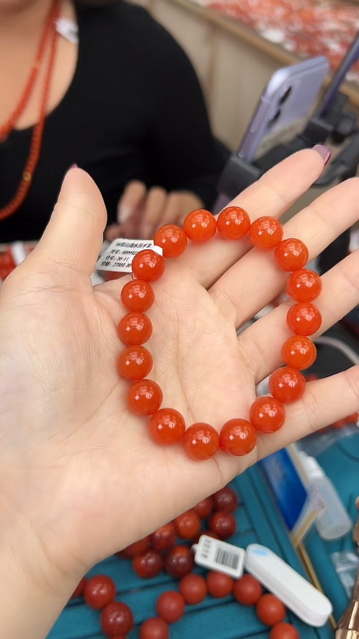 【闪购商品】南红玛瑙珠串未镶嵌多样发其一/11/HS9992270