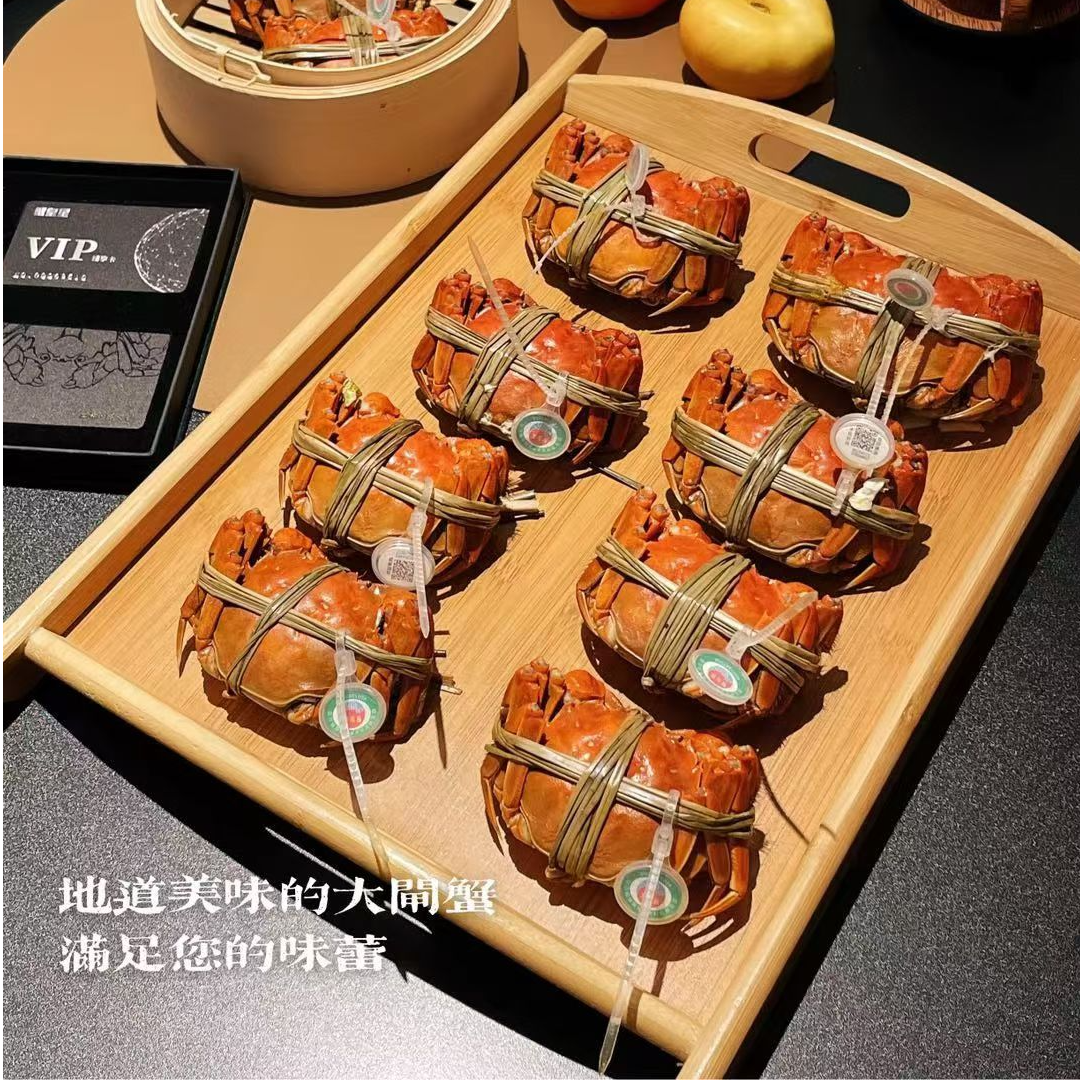 Crab Crown Star/蟹皇星【活蟹】  蟹皇星  精品挑膏大闸蟹    母蟹3两*1只 