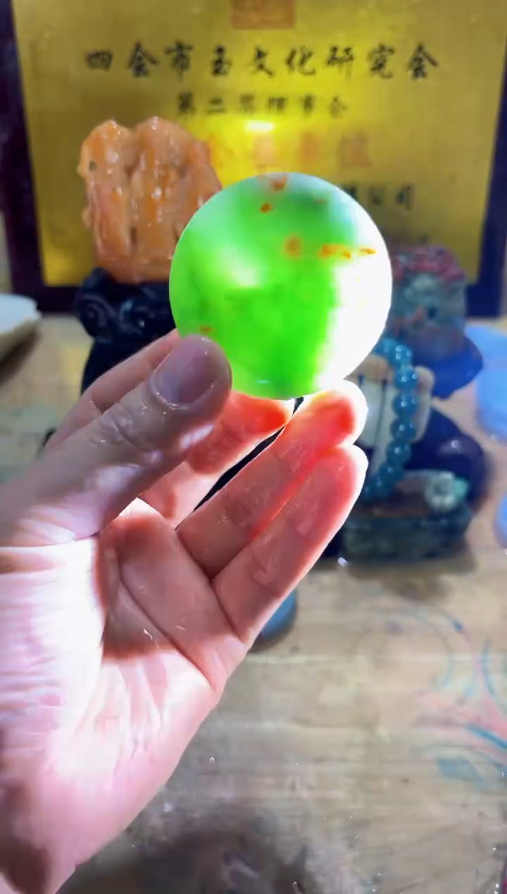 未镶嵌挂件翡翠A货常星7287