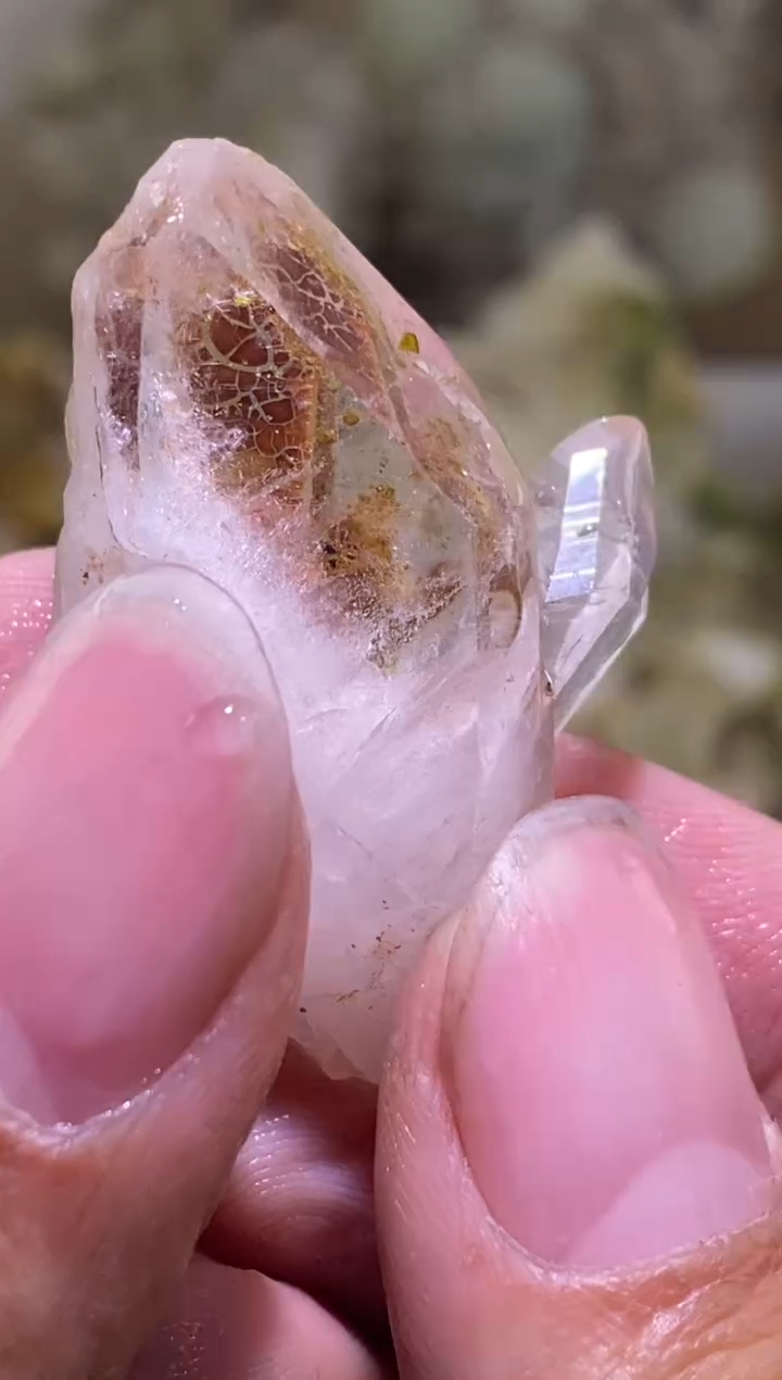 未镶嵌珠宝半成品水晶41号 小精品符文印记花园水晶矿标