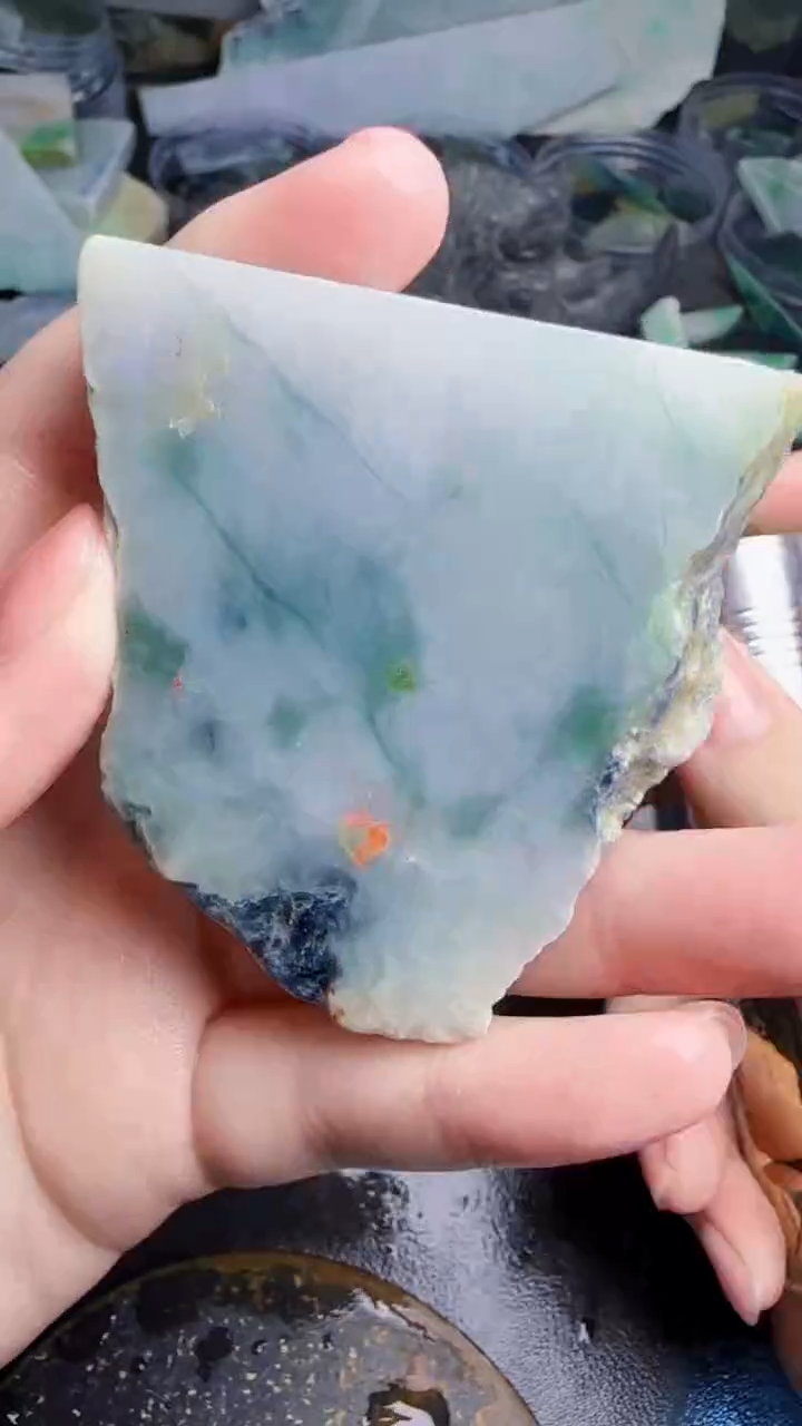 未镶嵌挂件翡翠随****）天然翡翠021