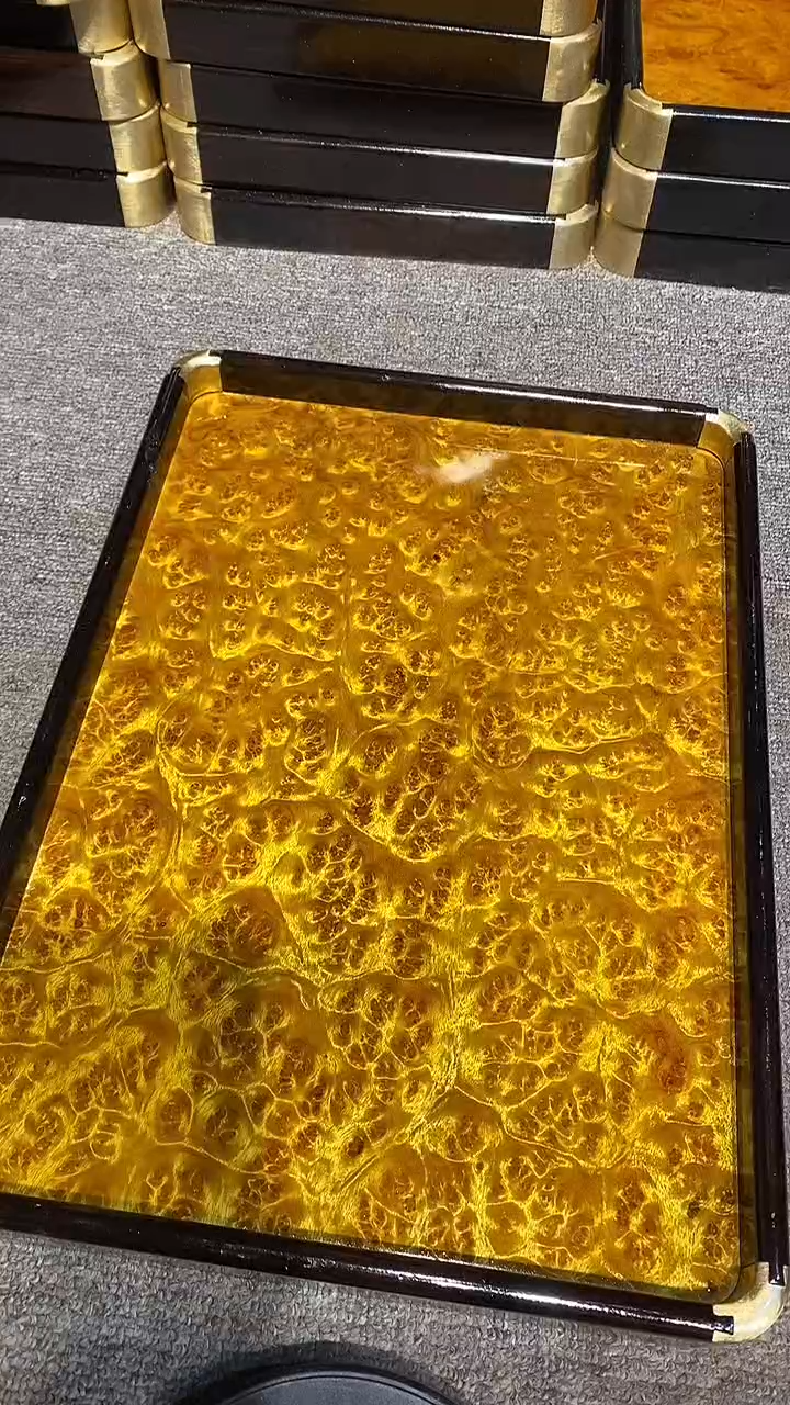 木木雕款小****技大茶盘一个