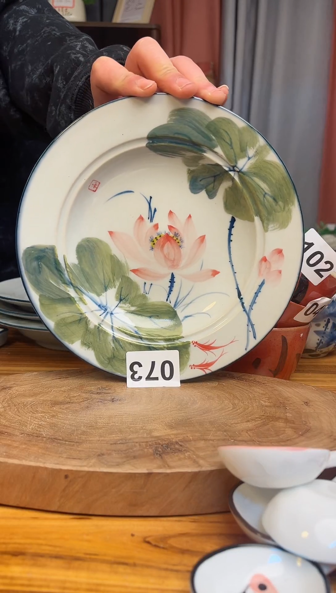 【闪购商品】瓷片景德镇高温无铅无汞无公害陶瓷073