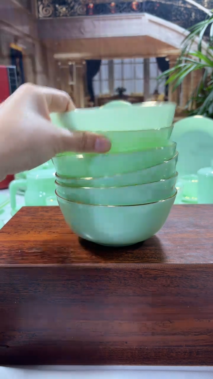 【闪购商品】...5.5英寸玉瓷碗6个口径13.8厘米 