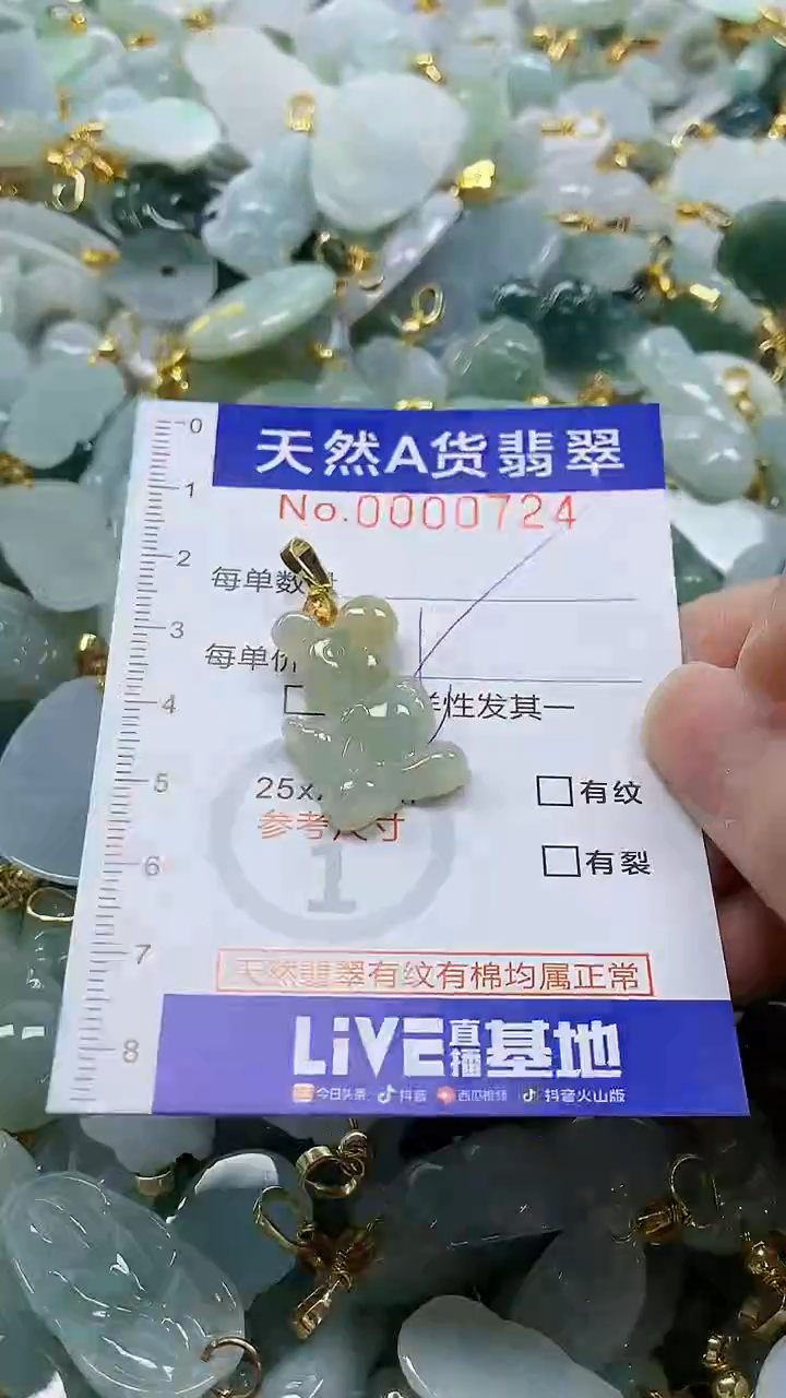颈饰未镶嵌翡翠纯天然a货翡翠