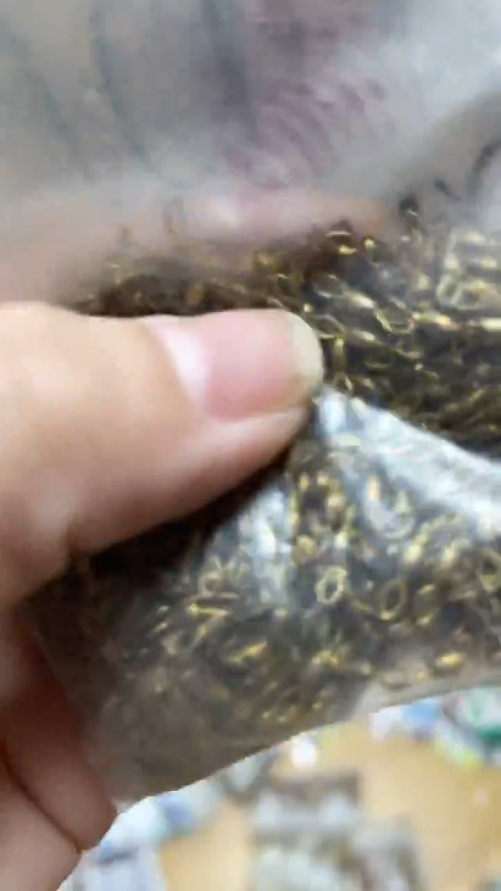 1.0cm美式菱形八字环  10g