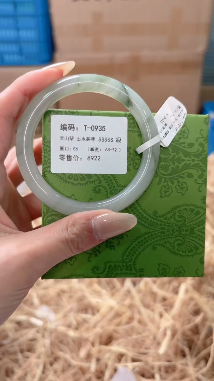 未镶嵌手镯石英质玉T-0935