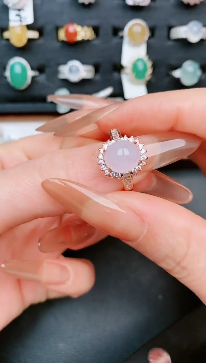 【闪购商品】翡翠戒指银S925镶嵌.....