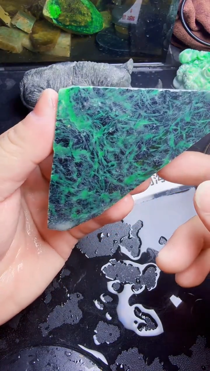 未镶嵌挂件翡翠用****4天然翡翠208