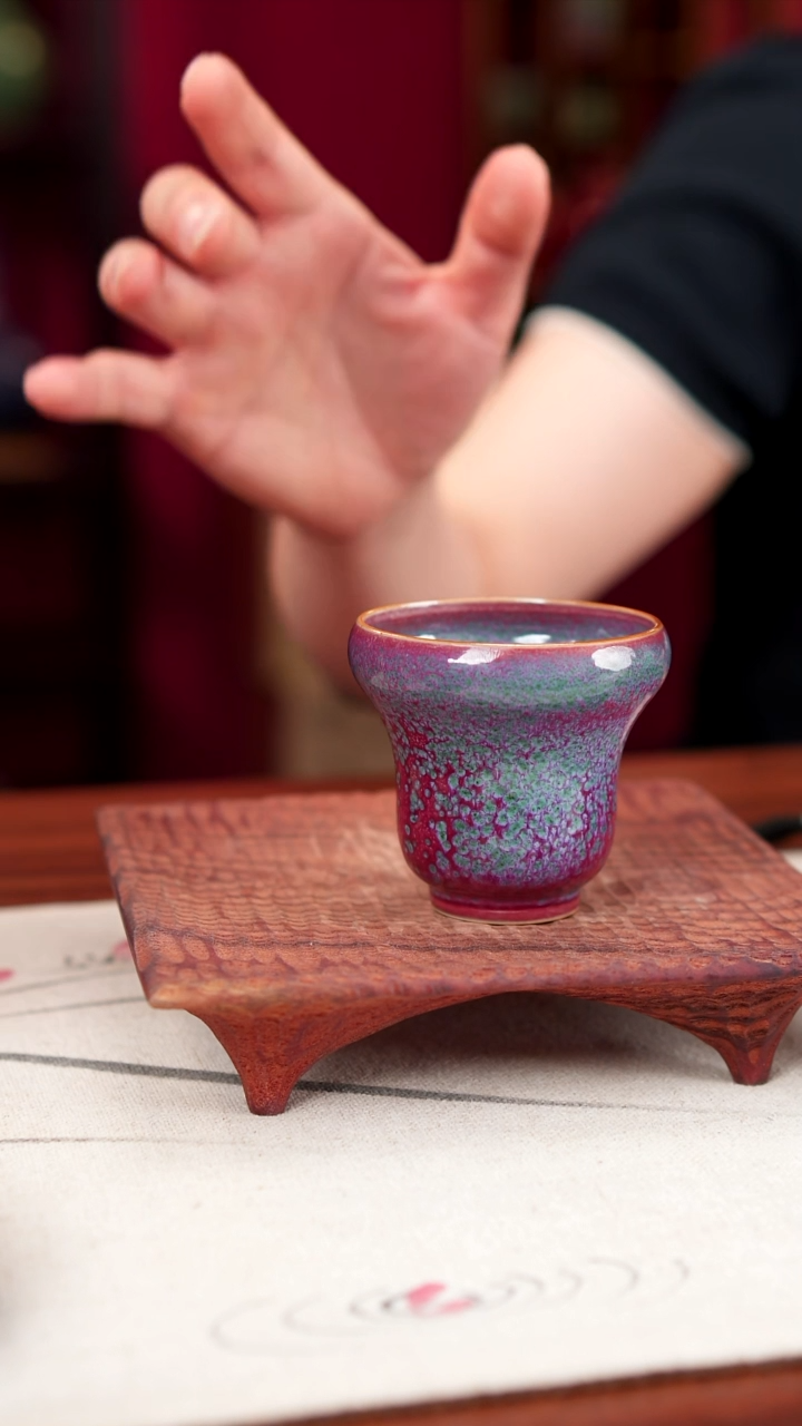 摆件钧瓷小师妹—何世超主人杯—信任