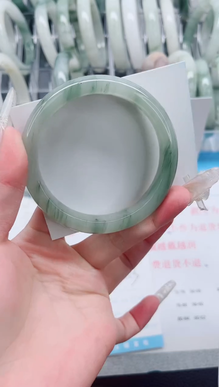 【闪购商品】石英质玉手镯未镶嵌A309-60.3