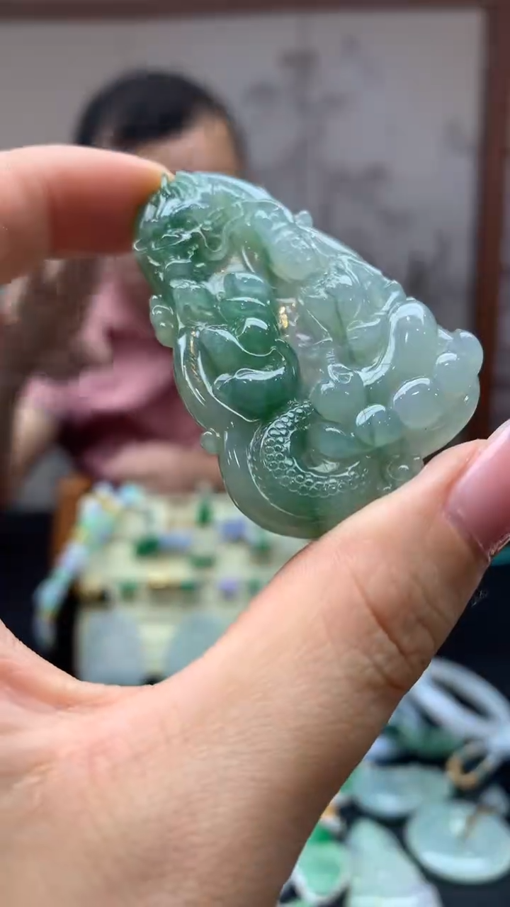 【闪购商品】翡翠颈饰未镶嵌46-天然翡翠