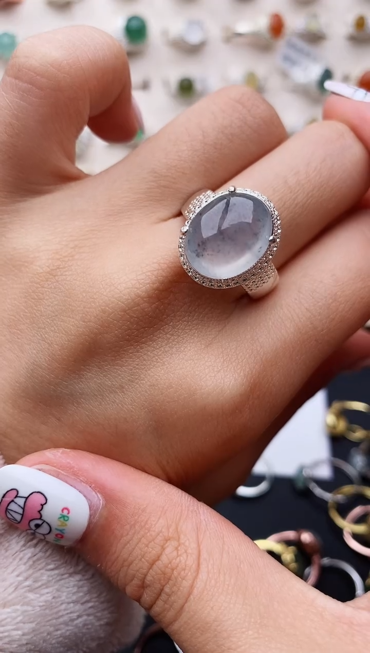 【闪购商品】翡翠戒指未镶嵌缅甸翡翠