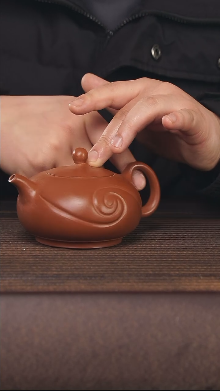 【闪购商品】紫砂茶壶240cc顾氏手工紫砂