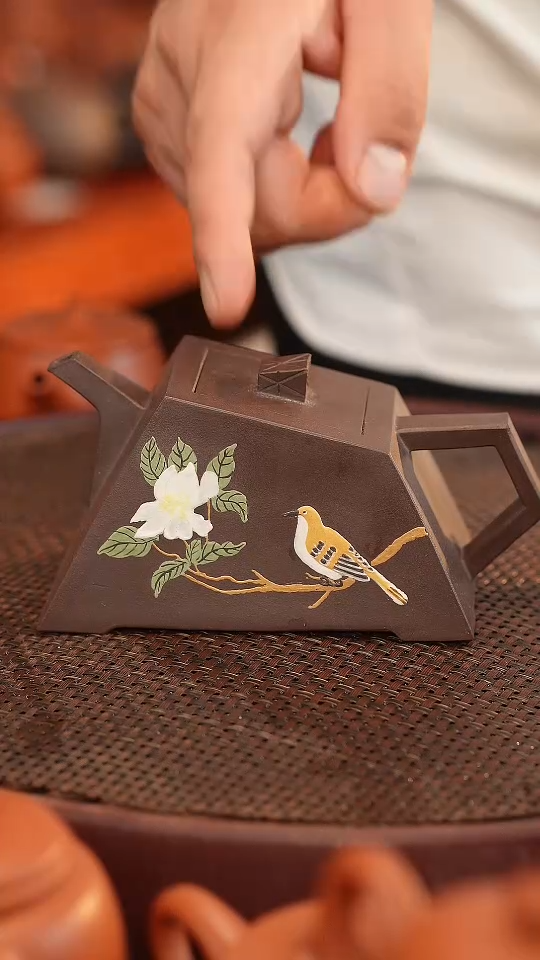 茶壶紫砂原矿手工制作