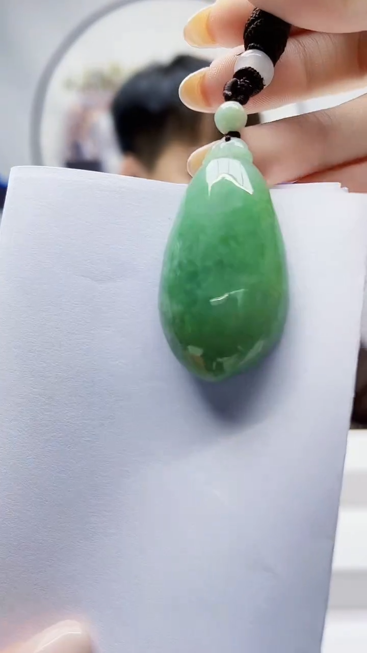 未镶嵌定制翡翠毛货挂件43