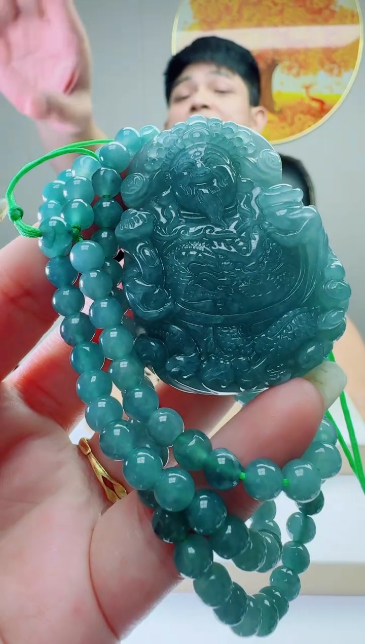 翡翠未镶嵌颈饰多样性随机发其一