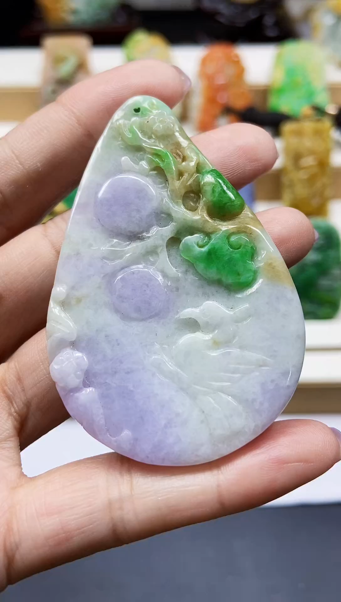 未镶嵌挂件翡翠翡翠A货