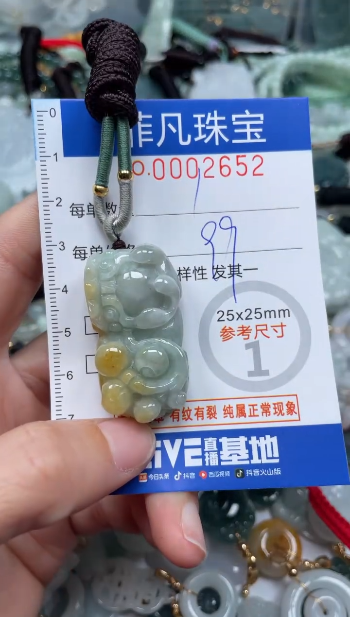 【闪购商品】翡翠颈饰未镶嵌00..2652